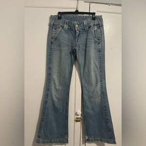 True Religion Light Blue Flare Jeans